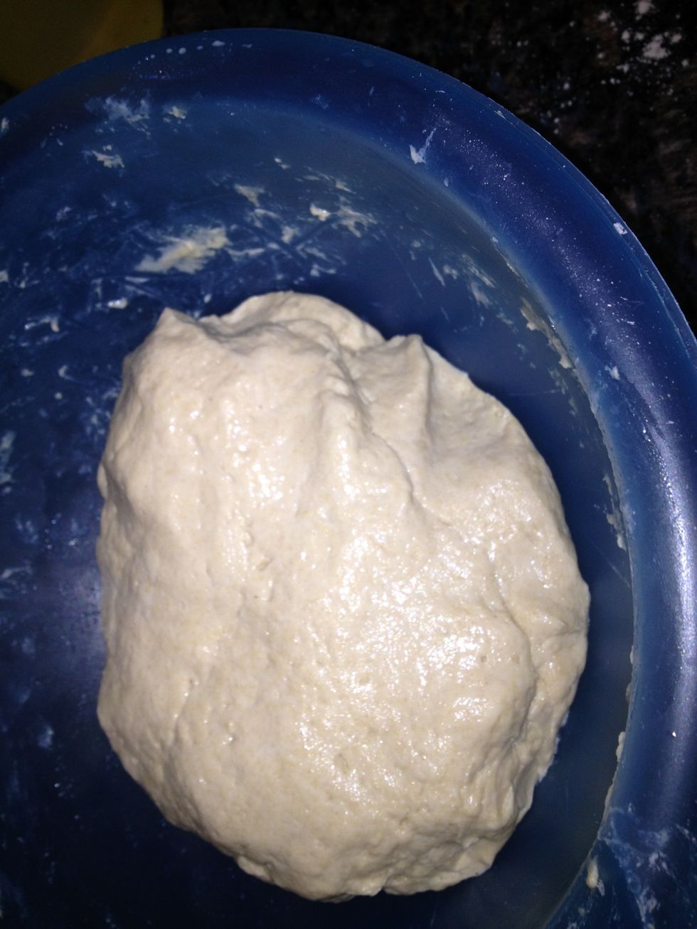 This is ready and all set. Its a nice soft dough. you can save any leftover dough in an airtight container in the fridge and use it for 2 days. Make fresh phulkas whenever you want :)