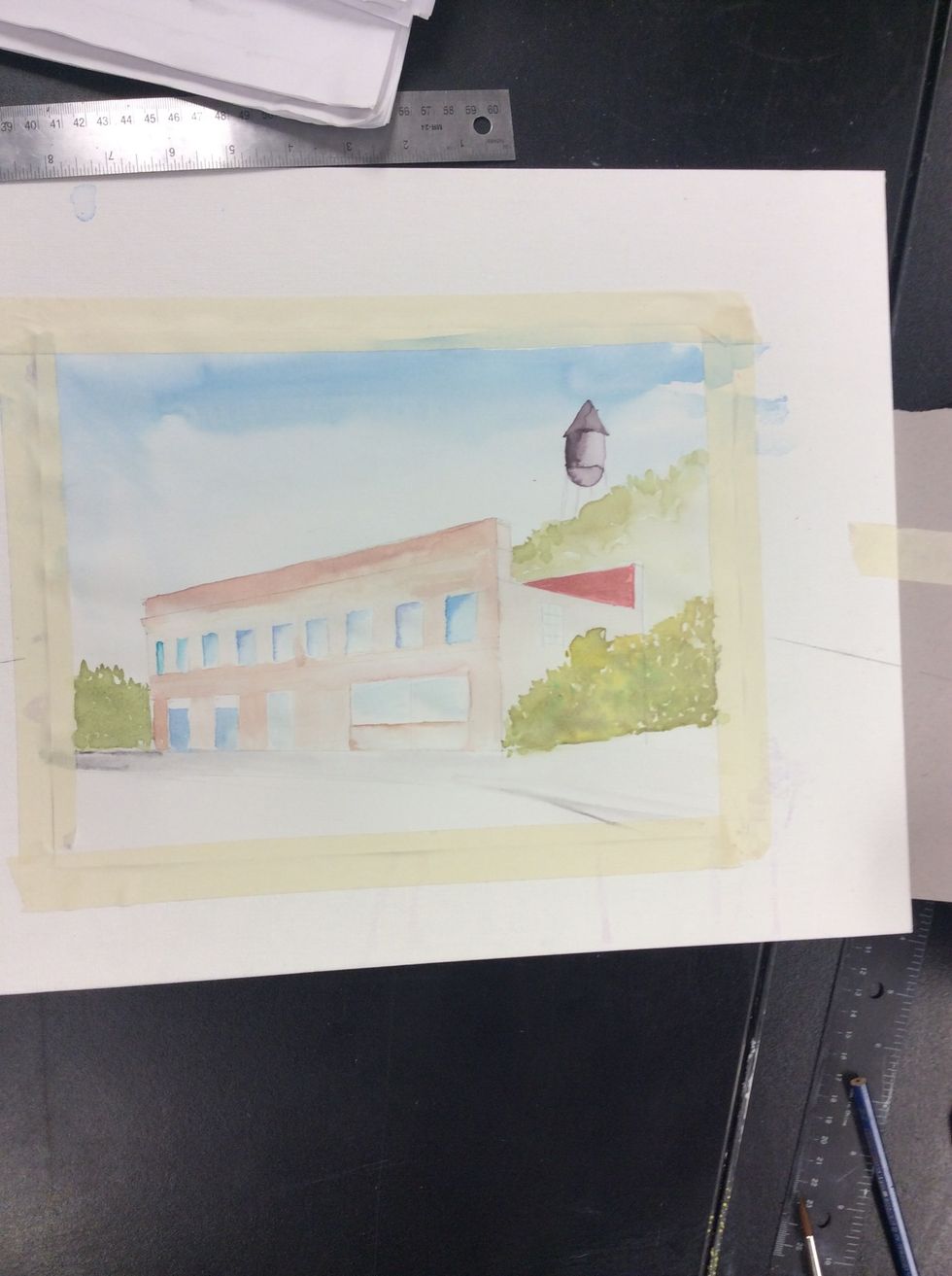 This is ready for me to begin glazing details