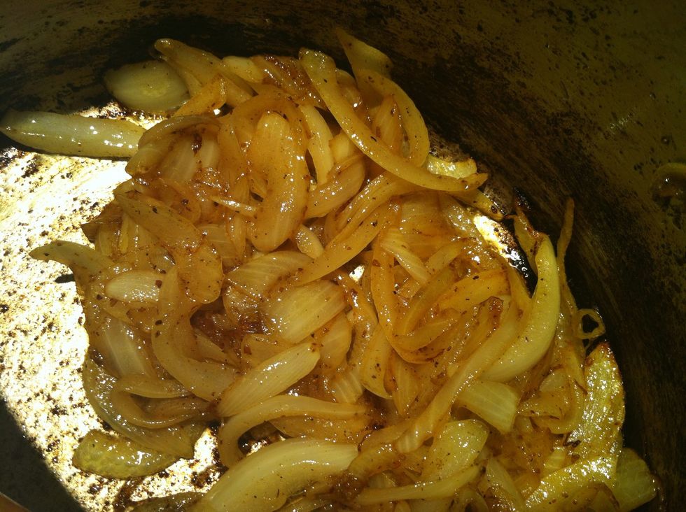 This is ready if you like it sweeter brown the onions more