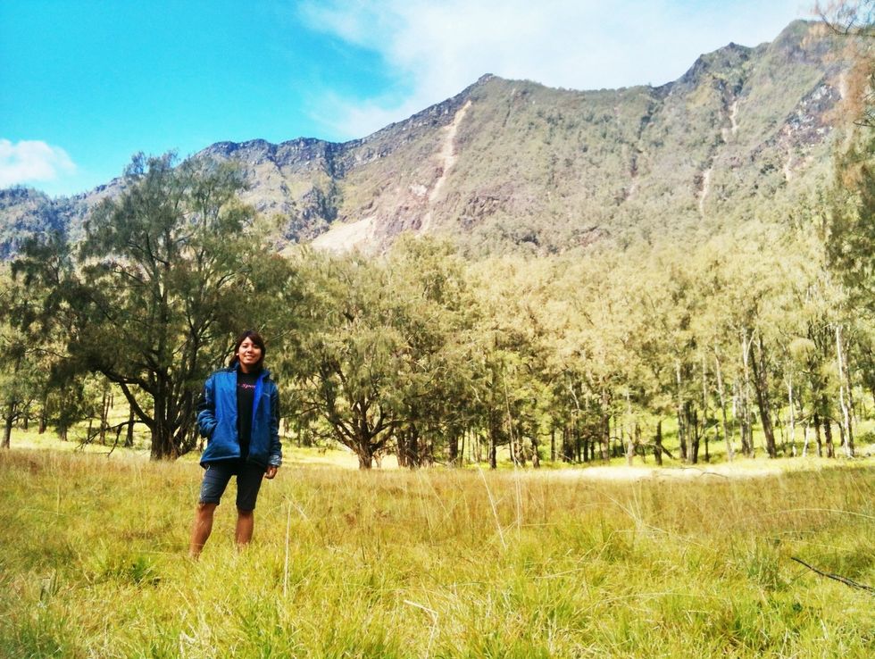 This is savannah on my way to Mt. Arjuna's peak. There are many path to reach Arjuna such as Tretes, Purwosari, and Lawang Tea Garden. It's all located in East Java.