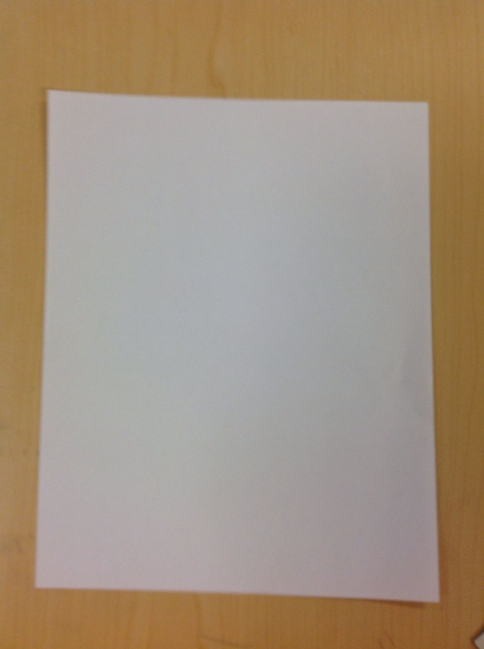 This is step one to get the square you will need a piece of A4 printer paper