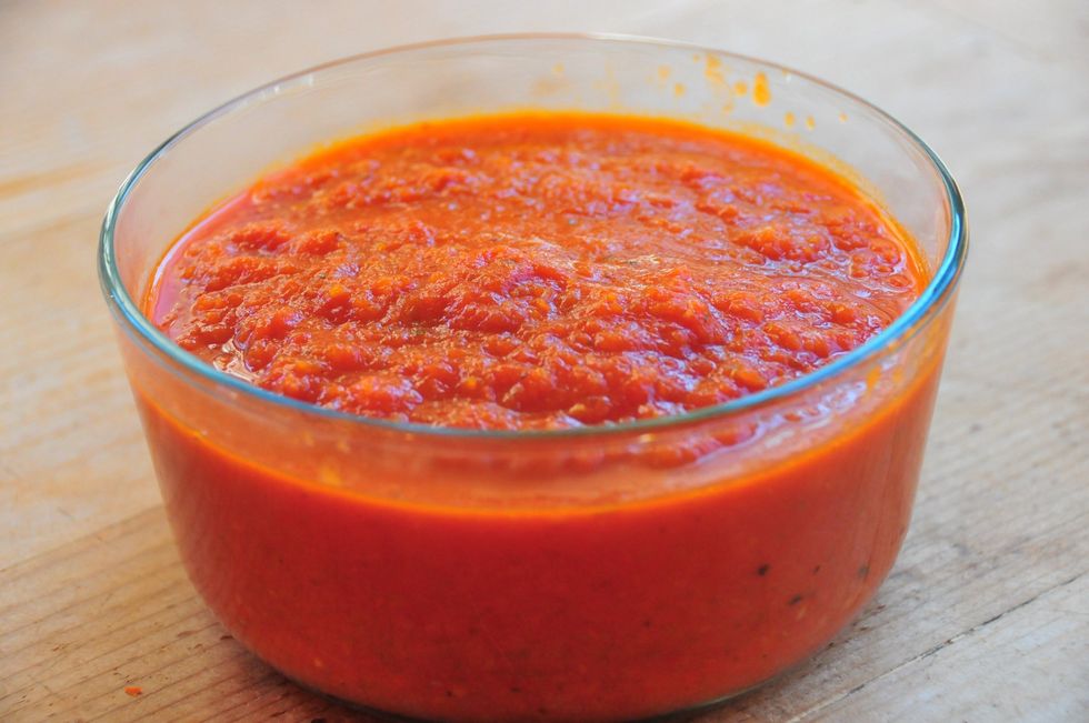 This is such a fresh and light sauce.  Look for other guides to see how I use it.  Fantastic on many things, but most of all, just some spaghetti with a little fresh parmesan and some rustic bread.