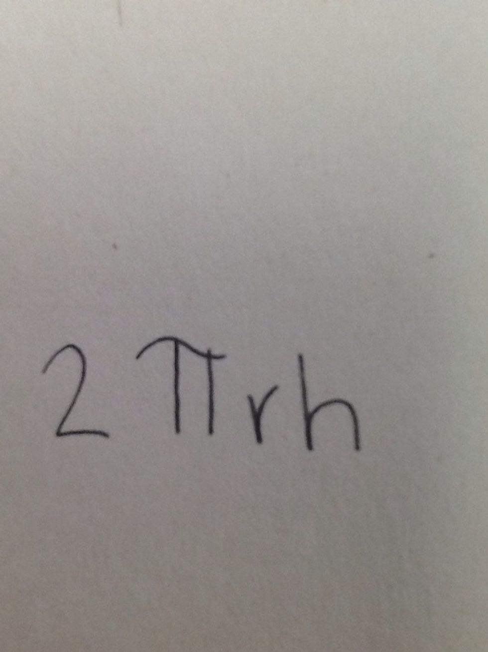 This is the 2nd formula for area. 2x3.14x2.5x4
