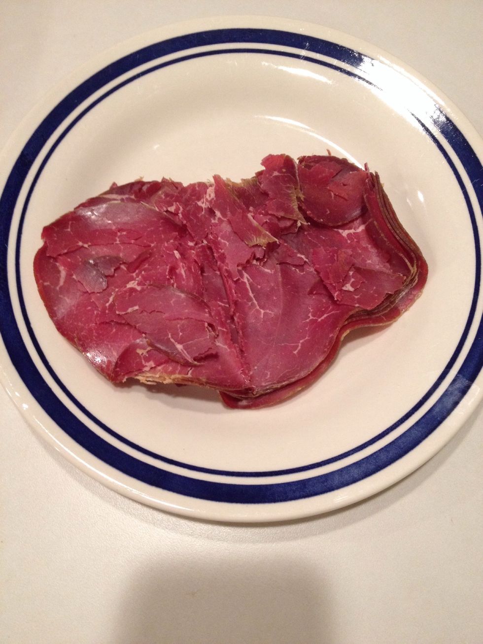 This is the beef out of the package.