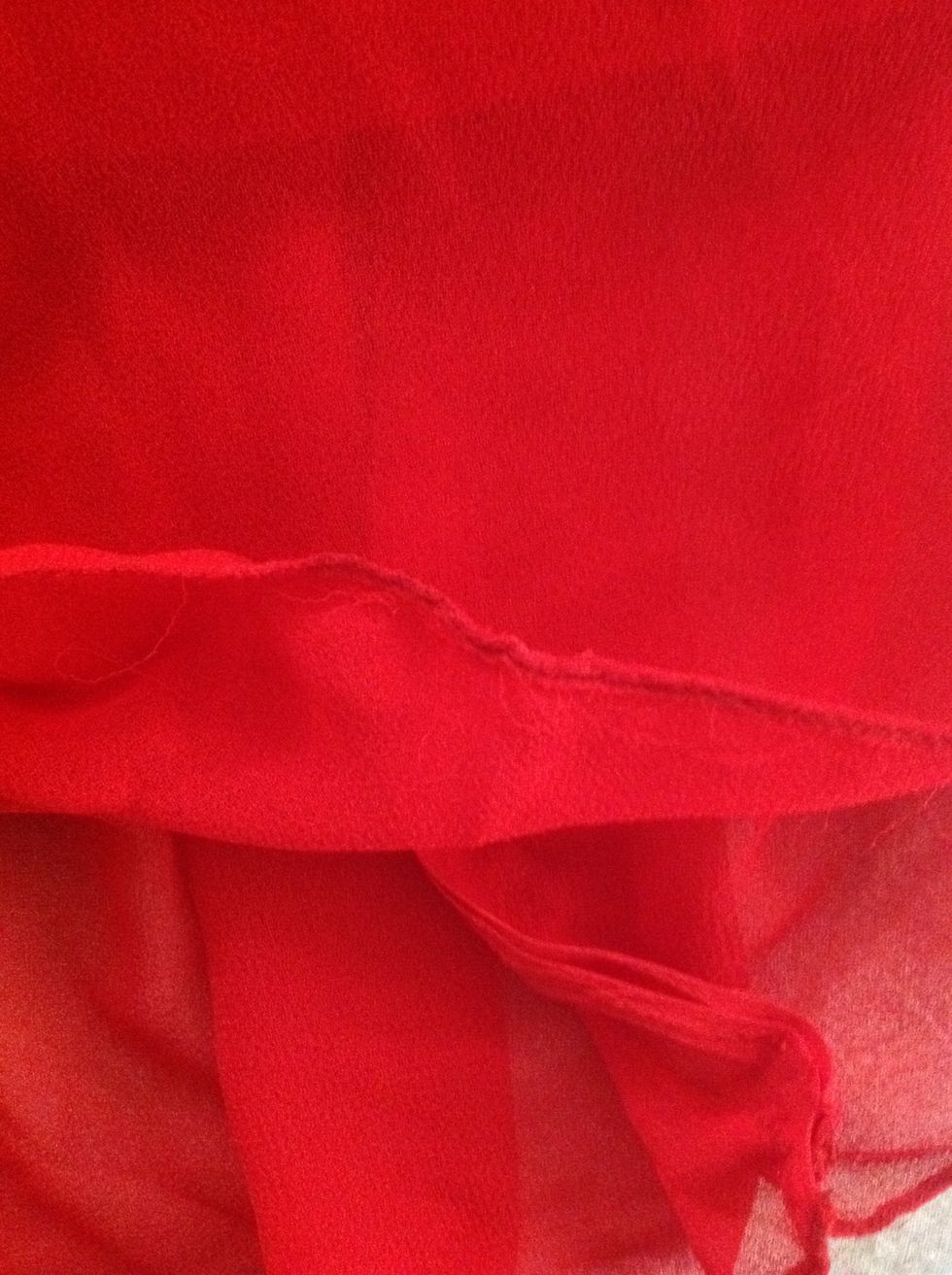 This is the bottom hem.