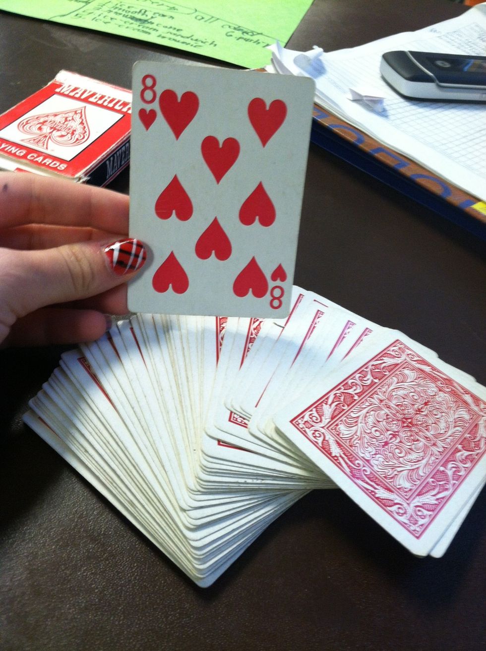 This is the card I chose as an example.