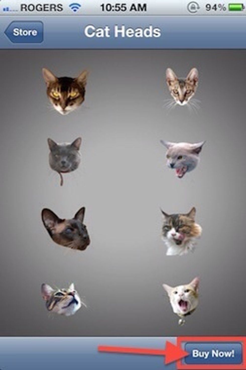 This is the cat heads collection. Simply tap to purchase.