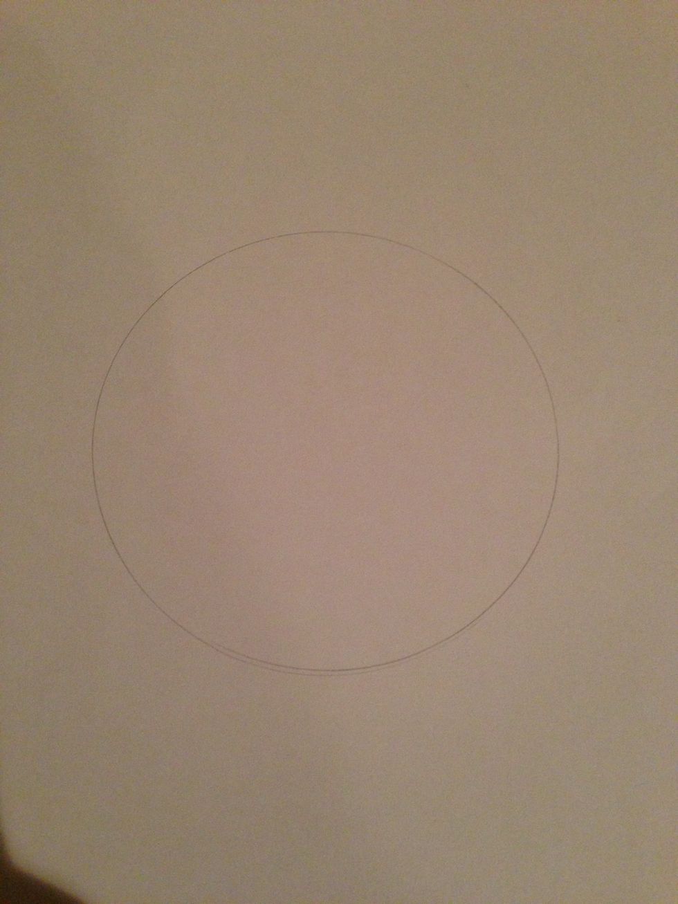 This is the circle I drew.