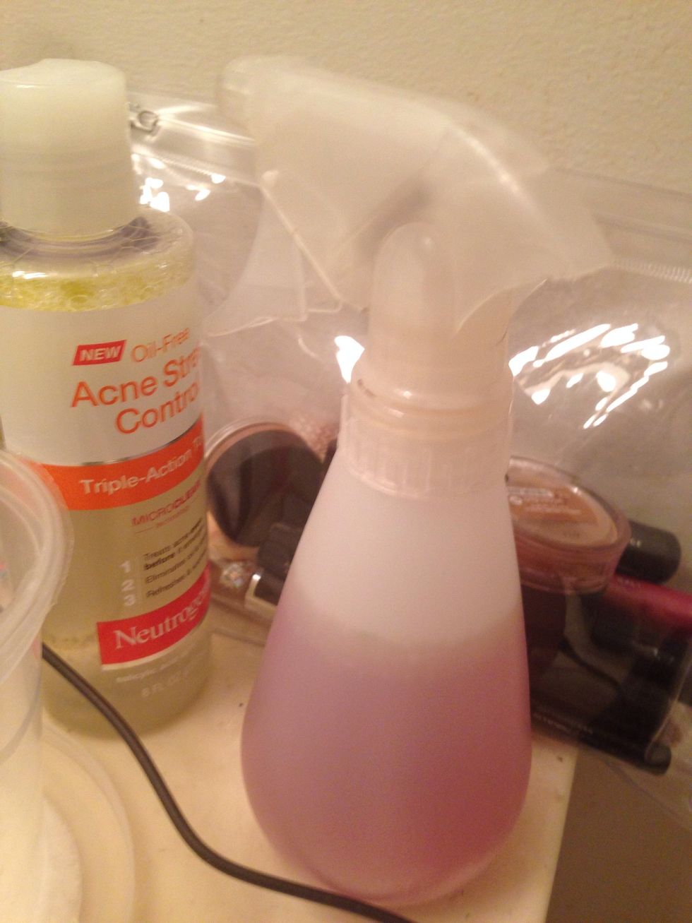 This is the color of the mist after it's sat for a couple of hours unrefrigerated