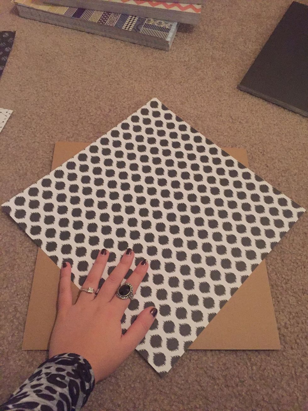 This is the colored side of the paper.