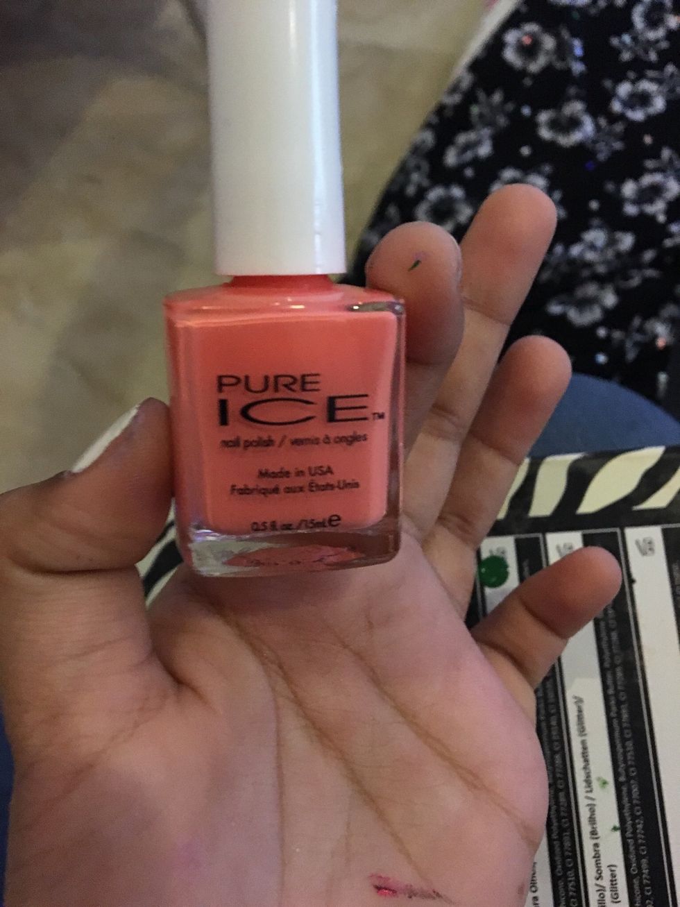 This is the colour I used to make my orange. It's no. 1060 from pure ice