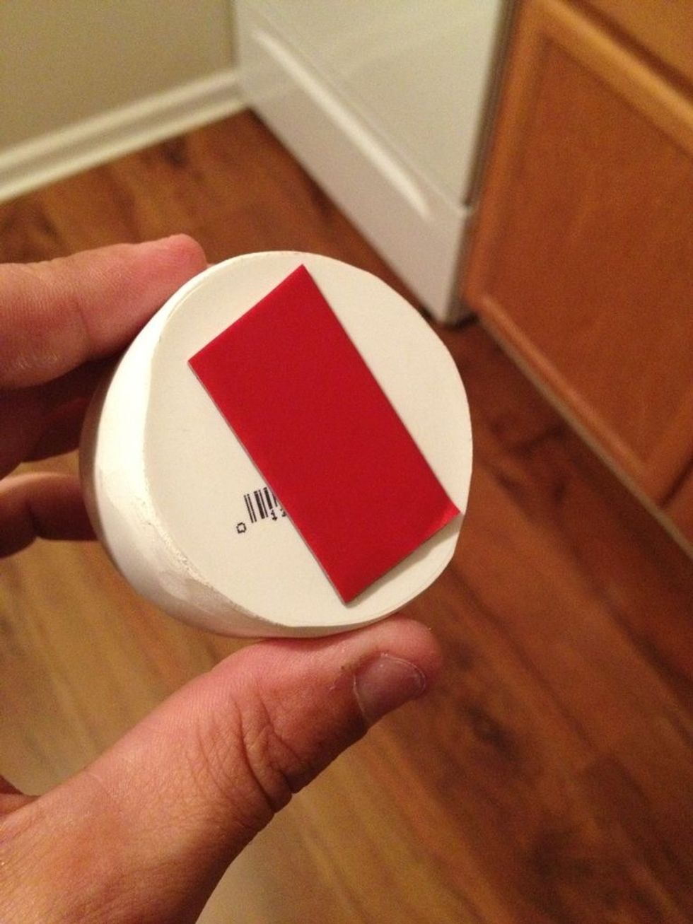 This is the commercial grade scotch double sided tape. From Home Depot, the residential grade sucks, don't even waste your time. This is damage free of course but may require some touch up painting.