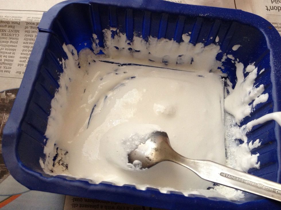 This is the consistency you want. Make sure you don't add too much glue.