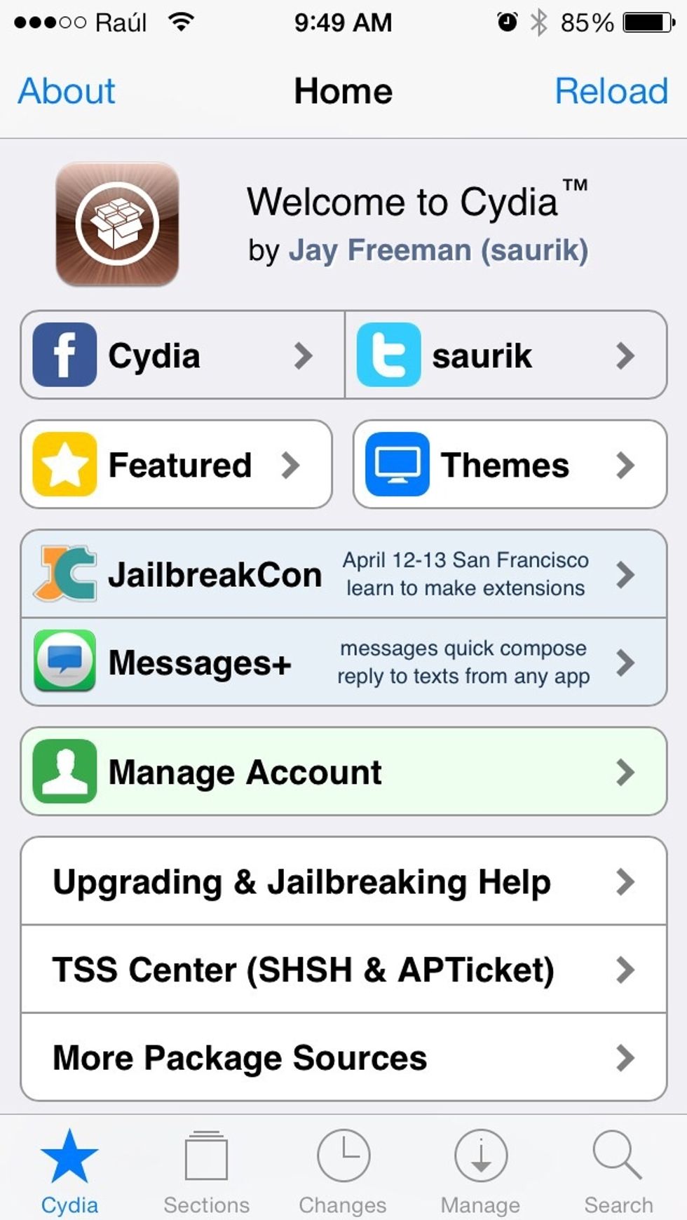 This is the cydia app, once you jailbrake it it'll install this app