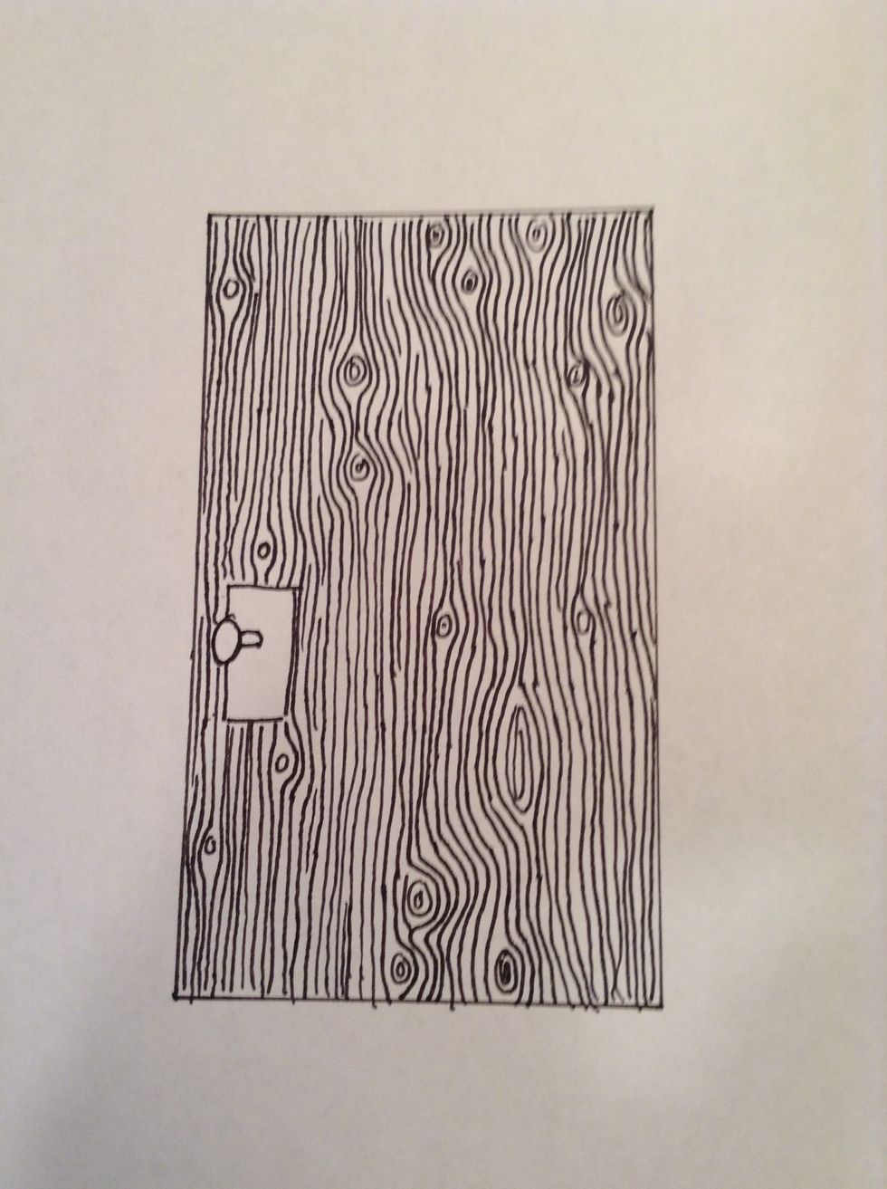 This is the door filled in