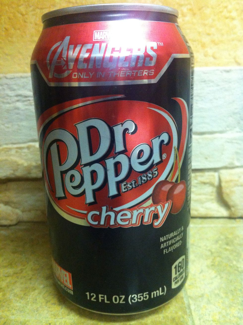 This is the dr pepper you will be using.