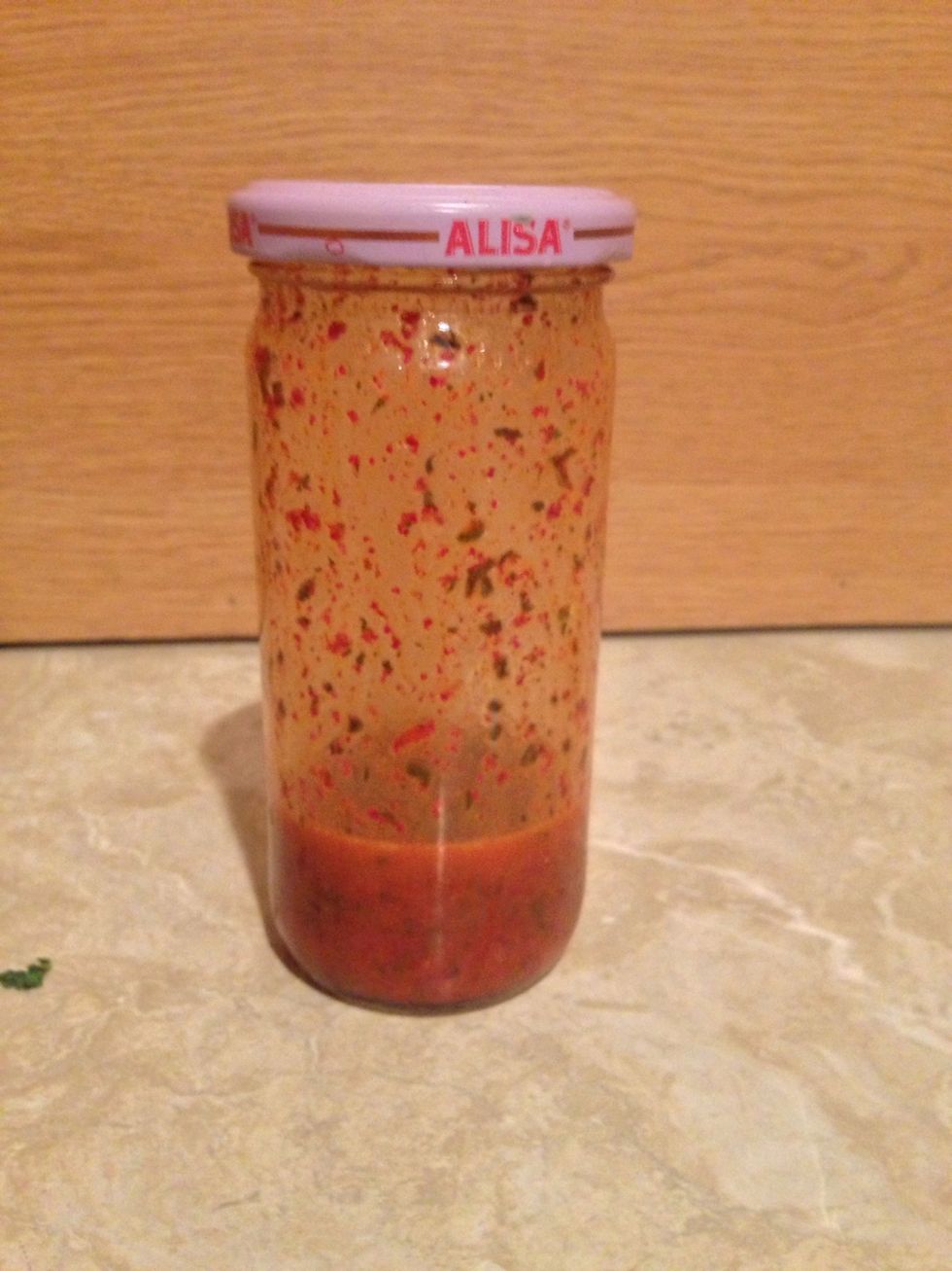 This is the dressing after dancing oops i meant after shaking ... Loool