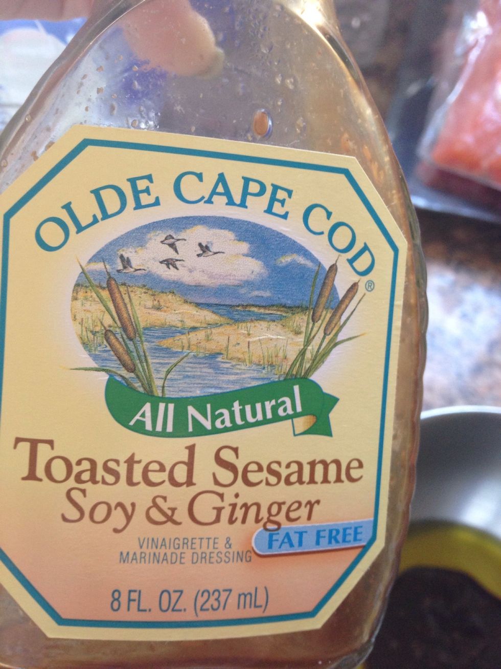 This is the dressing I used. It has a good mix of sesame and ginger flavor. You could add something with miso in it if you have that on hand.