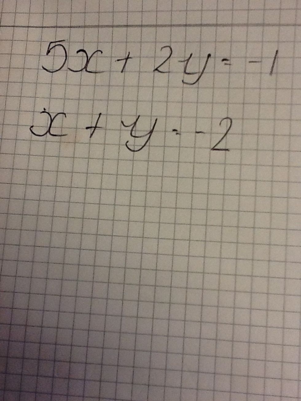 This is the equation that we need to solve