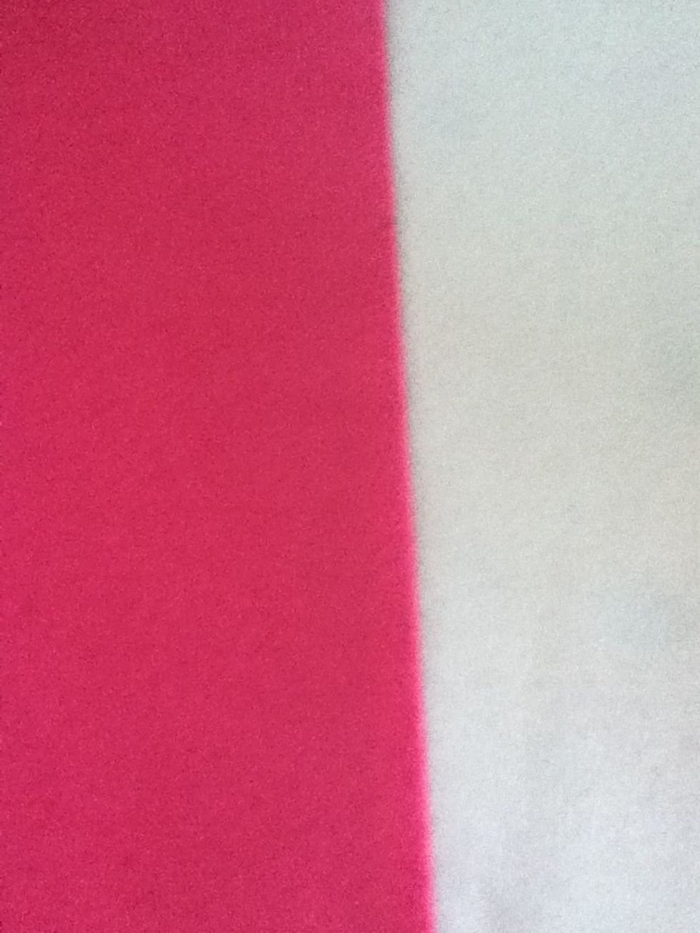 This is the fabrics I use white for the base and pink
