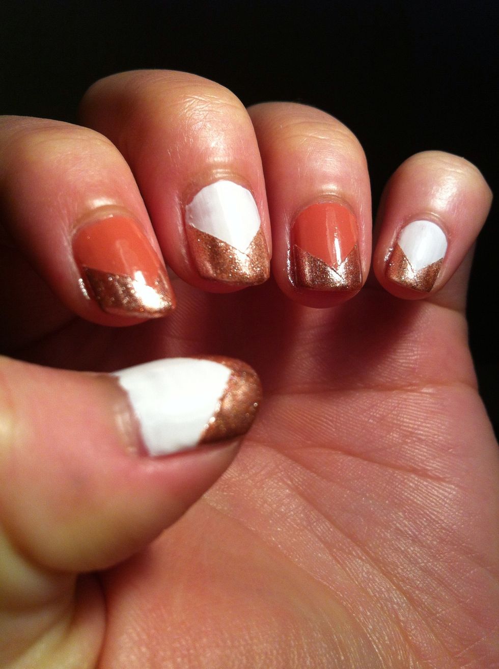 This is the final look! Hope you enjoy this nail art!