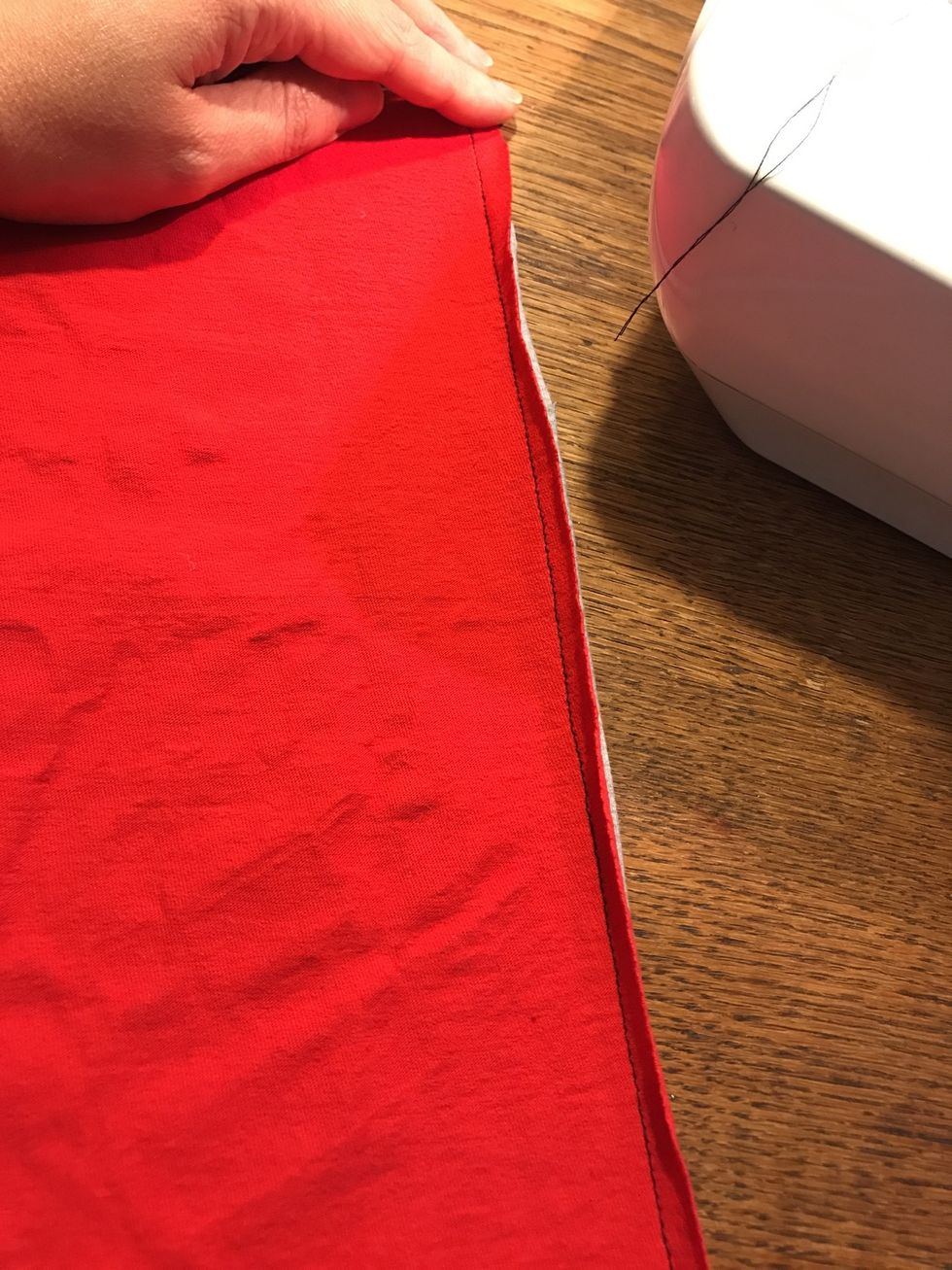 This is the finished 3/8" seam