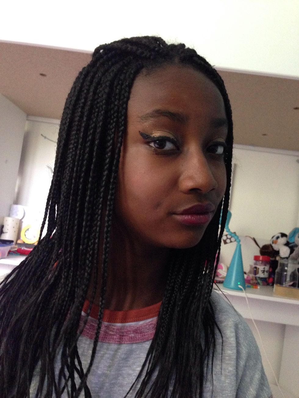 This is the finished look