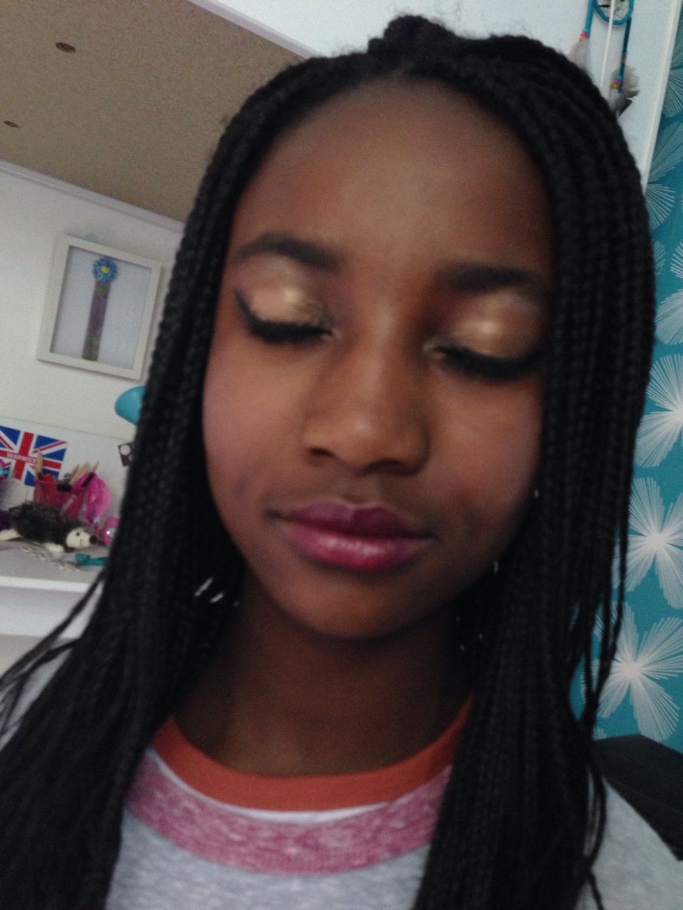 This is the finished look