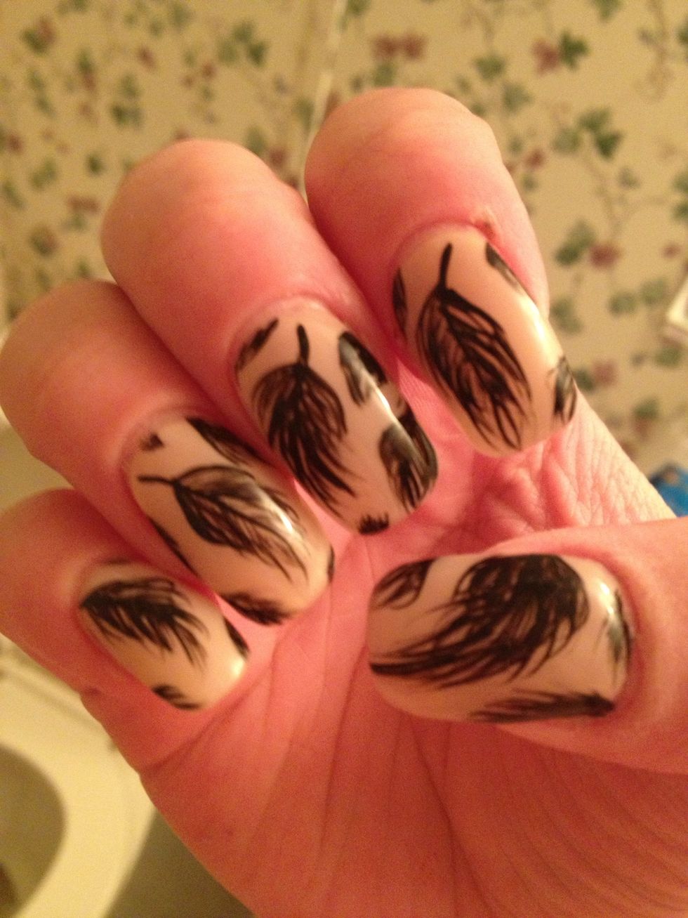 This is the finished look.