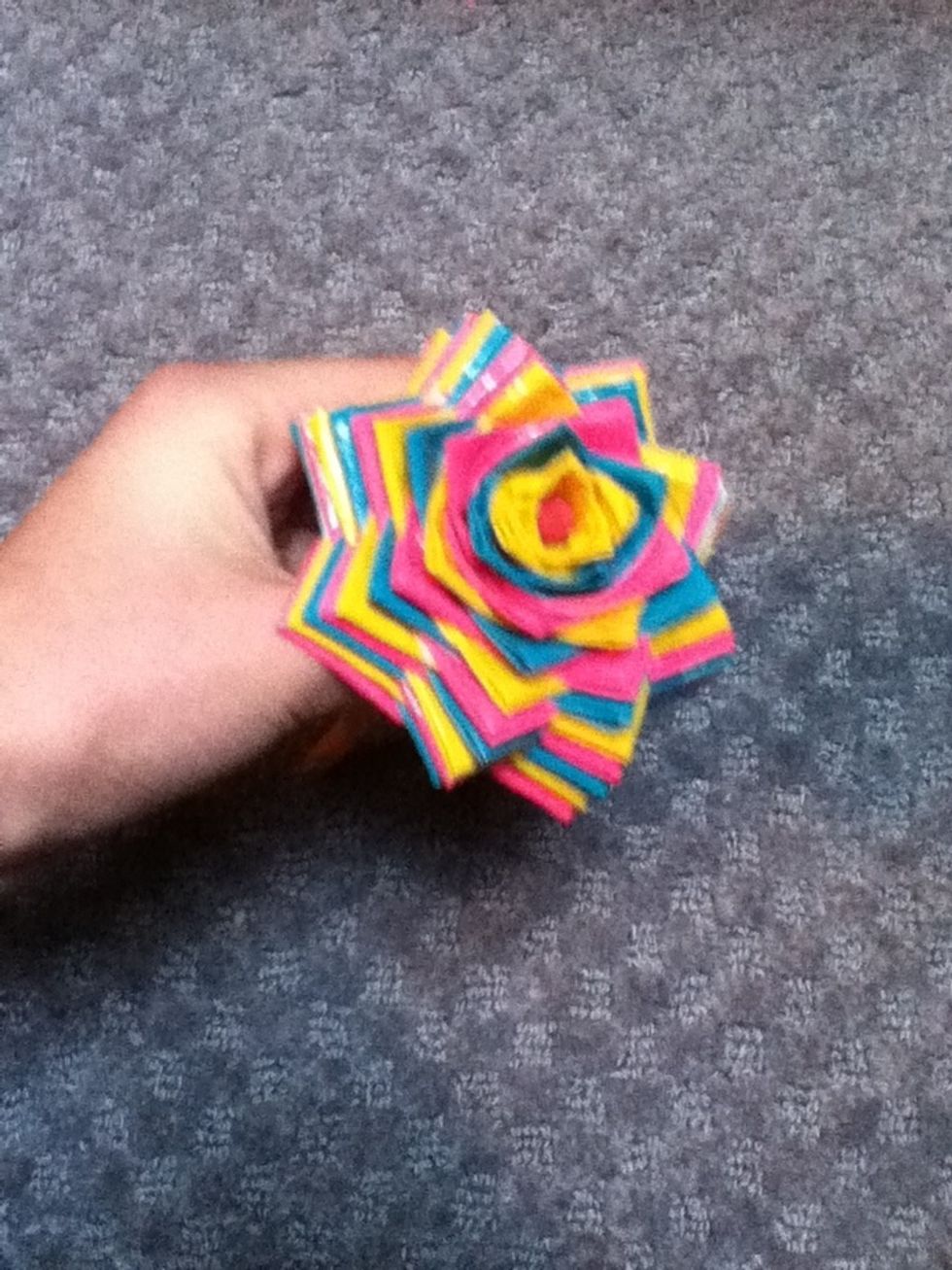 This is the finished product of mine which is 72 petals