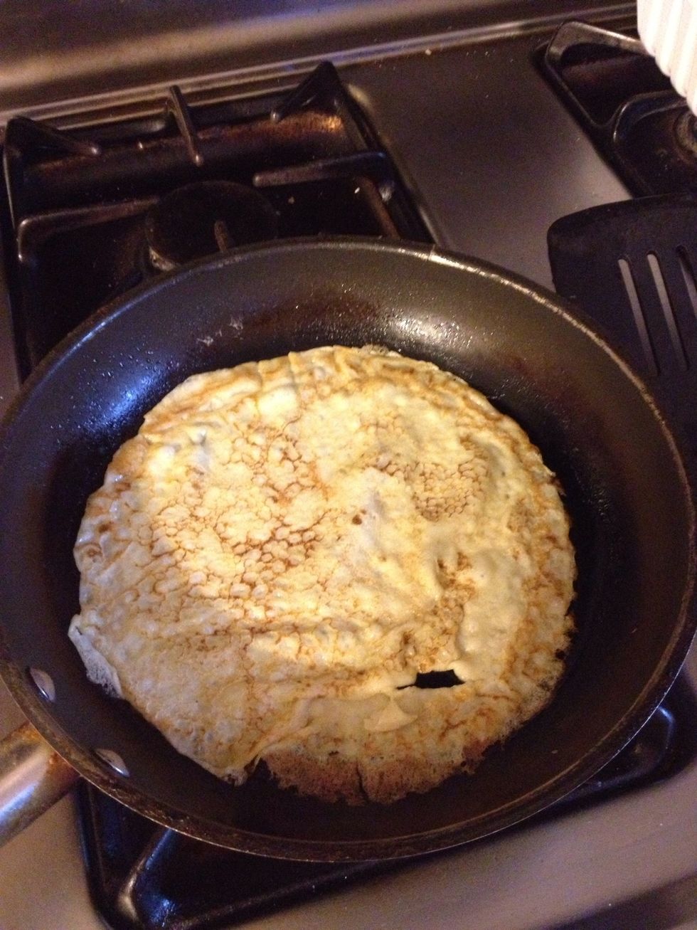 This is the first crepe and usually the first one is going to look bad, but the rest should look fine.