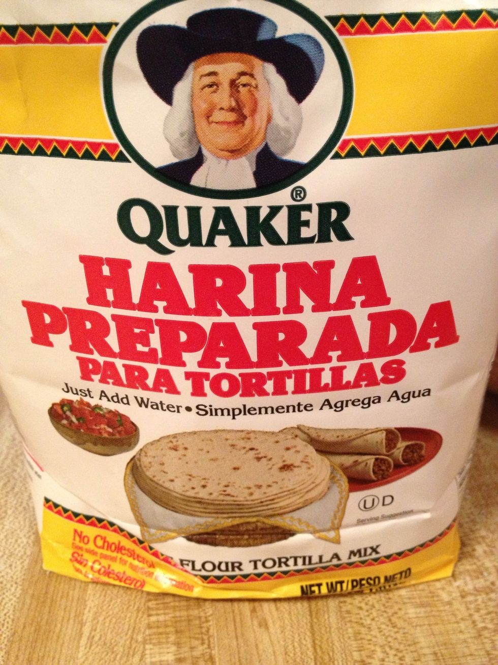 This is the flour tortilla mix I used