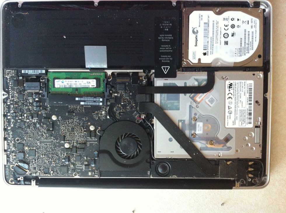 This is the inner part of the MacBook