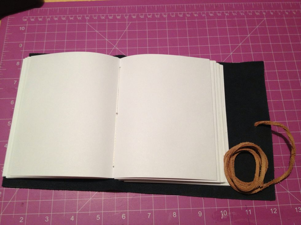 This is the inside with the nice stitches.