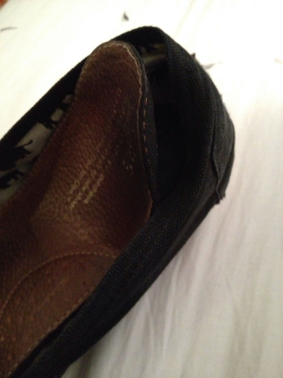 This is the insole of my shoe peeling off.