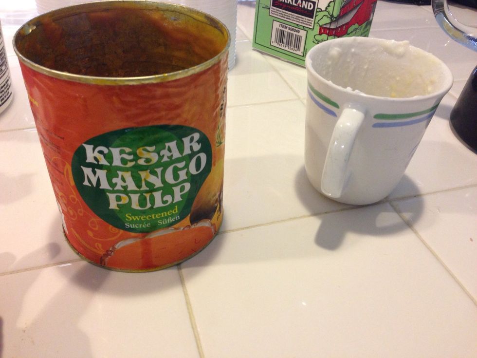 This is the Mango Pulp I use :) I get it usually from Walmart or Von's or just about anywhere :) trader joes might have it :)