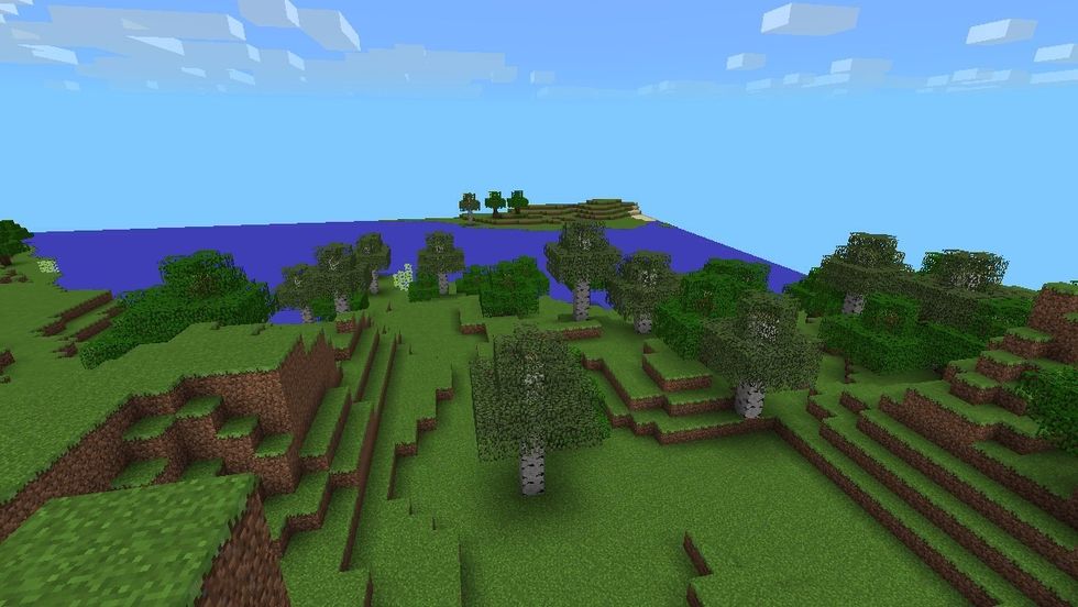This is the maximum view distance for 0.8.0. As you can see, the view distance is WAY further.