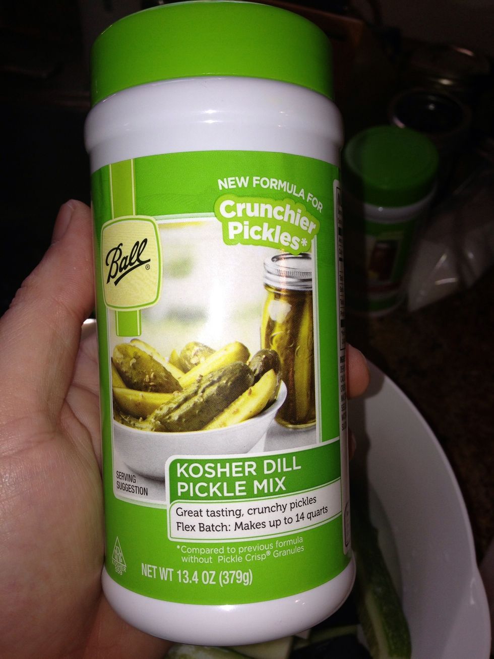 This is the mix I use, you can find it with the mason jars at most supermarkets.