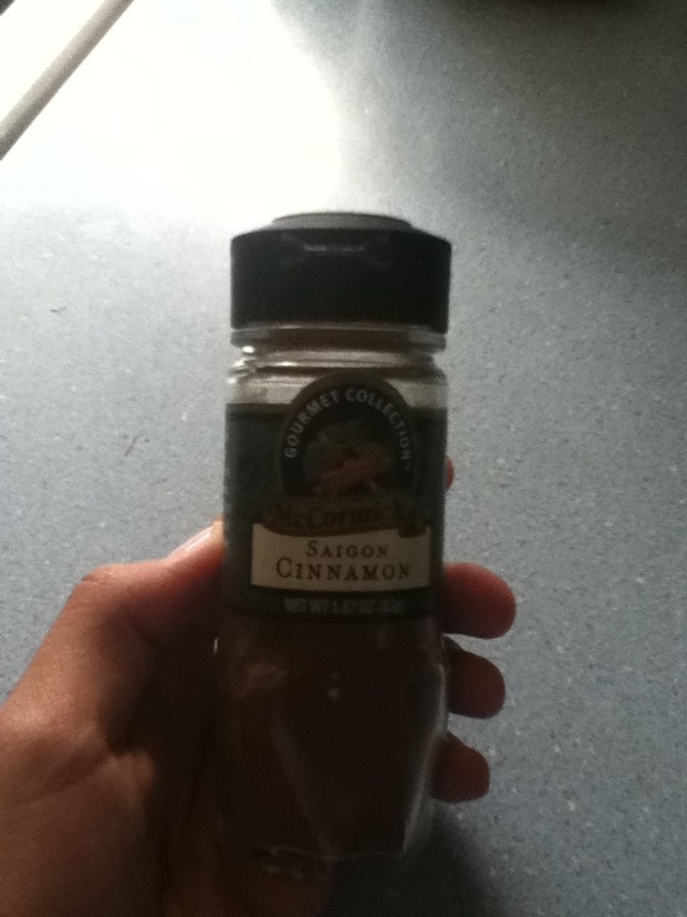 This is the only thing you will be needing. Make sure it is not a sugar/cinnamon mixture,just the 100% cinnamon powder.