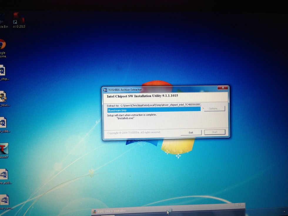 This is the progress of the chipset driver.