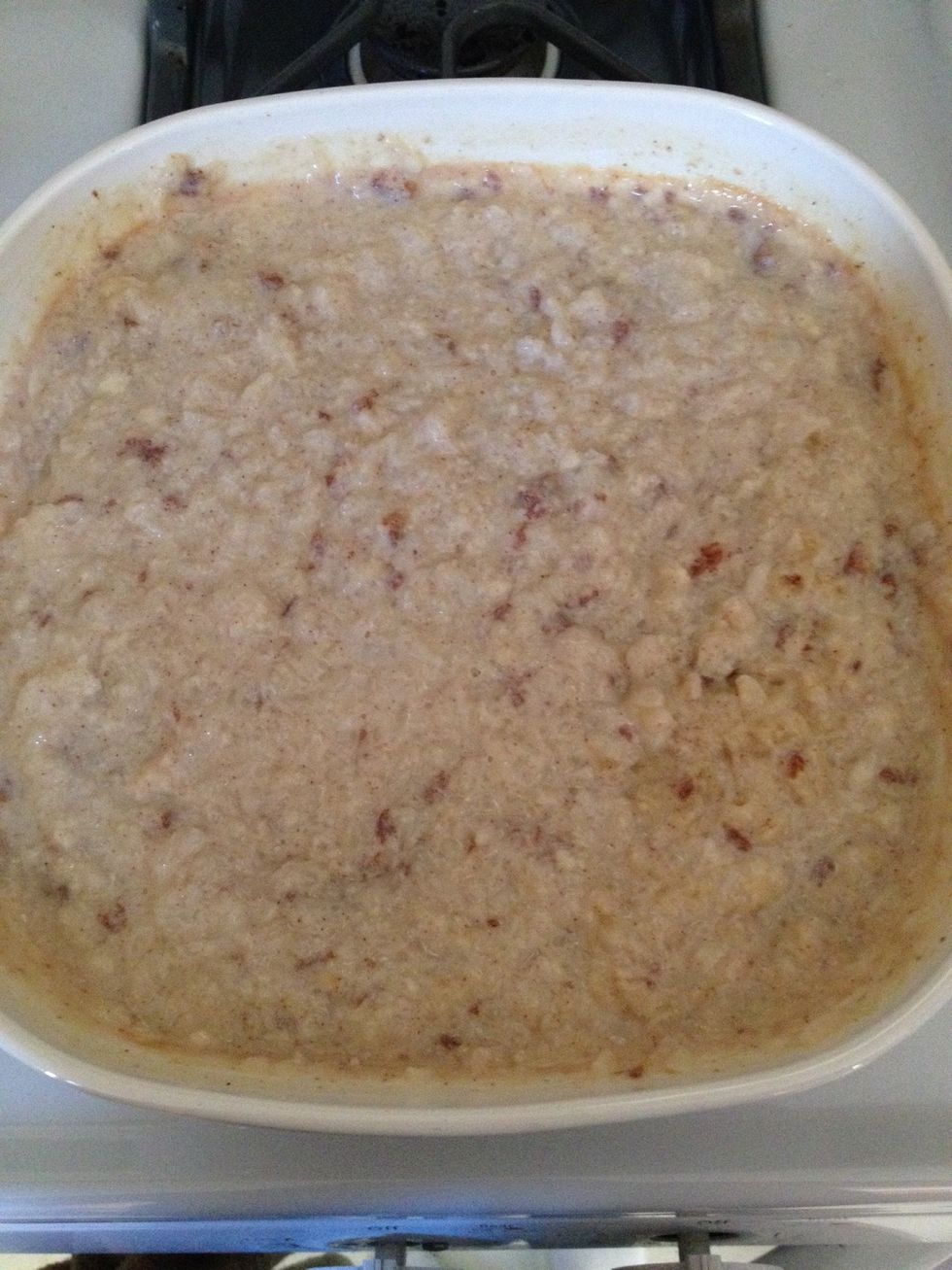 This is the pudding after 15 minutes! It is thick and creamy!