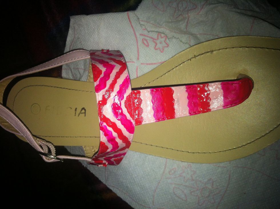 This is the result, they look really preety on my feet :)