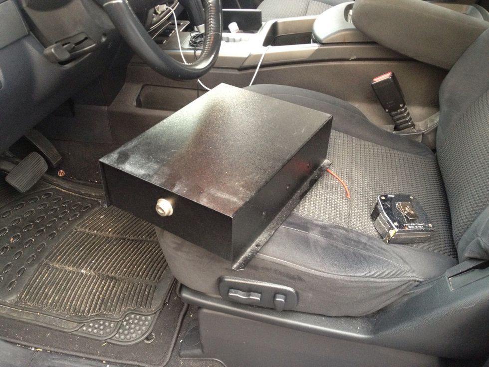 This is the safe I will be mounting under my seat