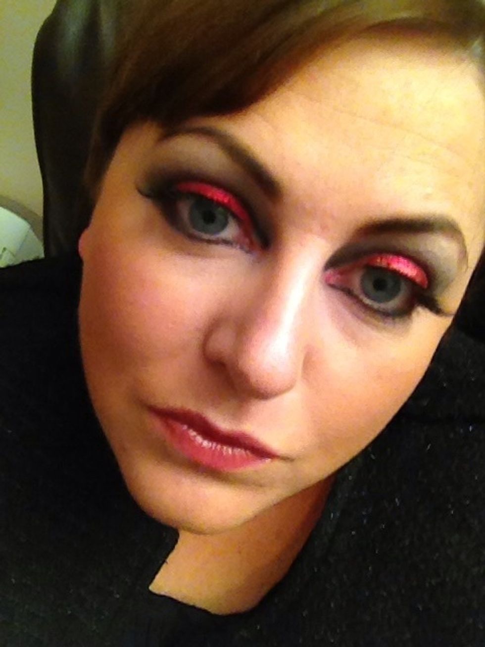 This is the same look not as intense I wore on Saturday night xxx. Enjoy my guide this look is more intense xxxx