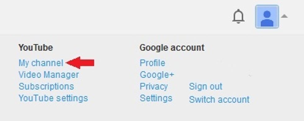 This is the same place where the, \u201cSign In\u201d button usually is. After you click on the drop down arrow, a new set of options are made available.