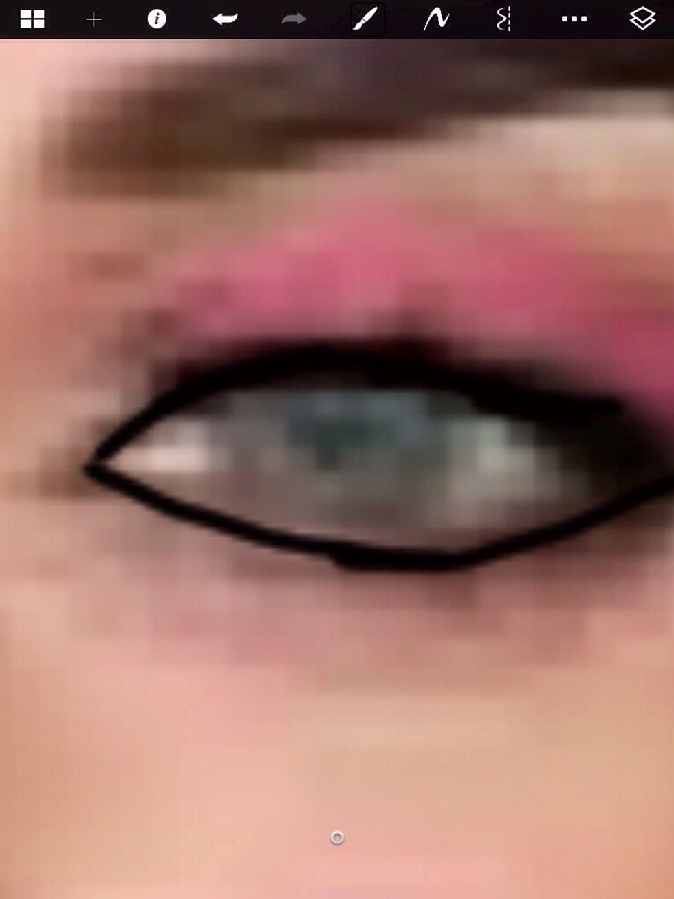 This is the same thing but it's the right eye