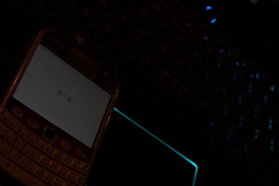 this is the screen of ur mobile while the prosses