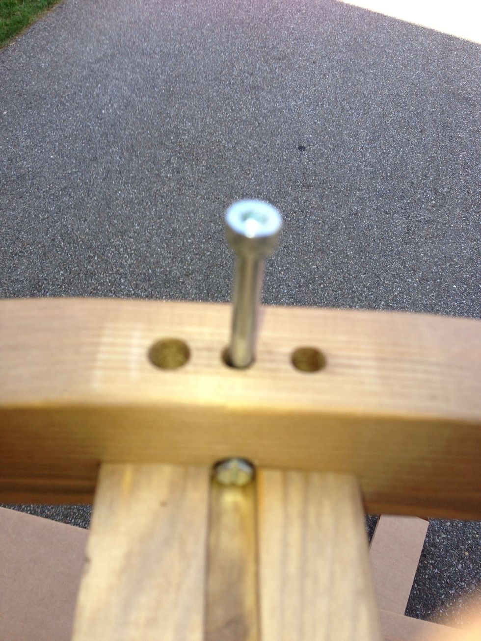 This is the second step of how it should look - with bolt in position