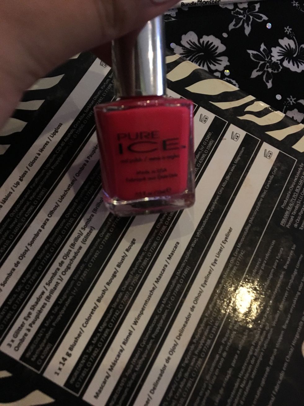 This is the shade I used to make my strawberry. No. 274 pure ice