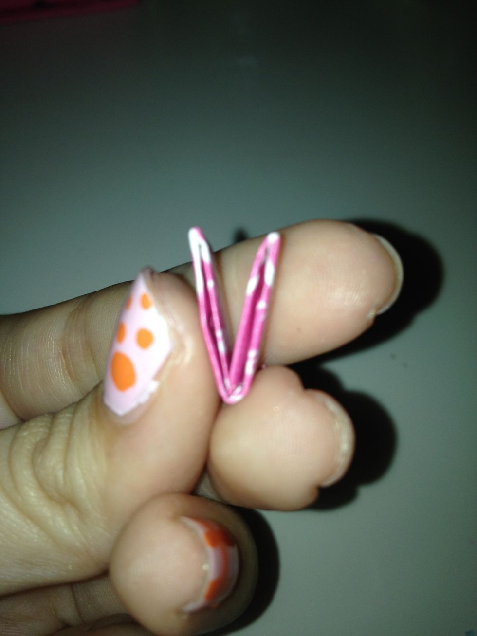 This is the side you will be putting your pieces through. Much less difficult.